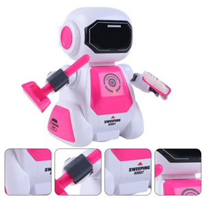 ربات اسباب بازی کنترلی نظافتچی صورتی SMART CLEANING ROBOT مدل T21B-2629_اسباب بازی